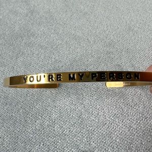 Mantraband Gold Bracelet